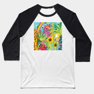 Summer Flowers Baseball T-Shirt